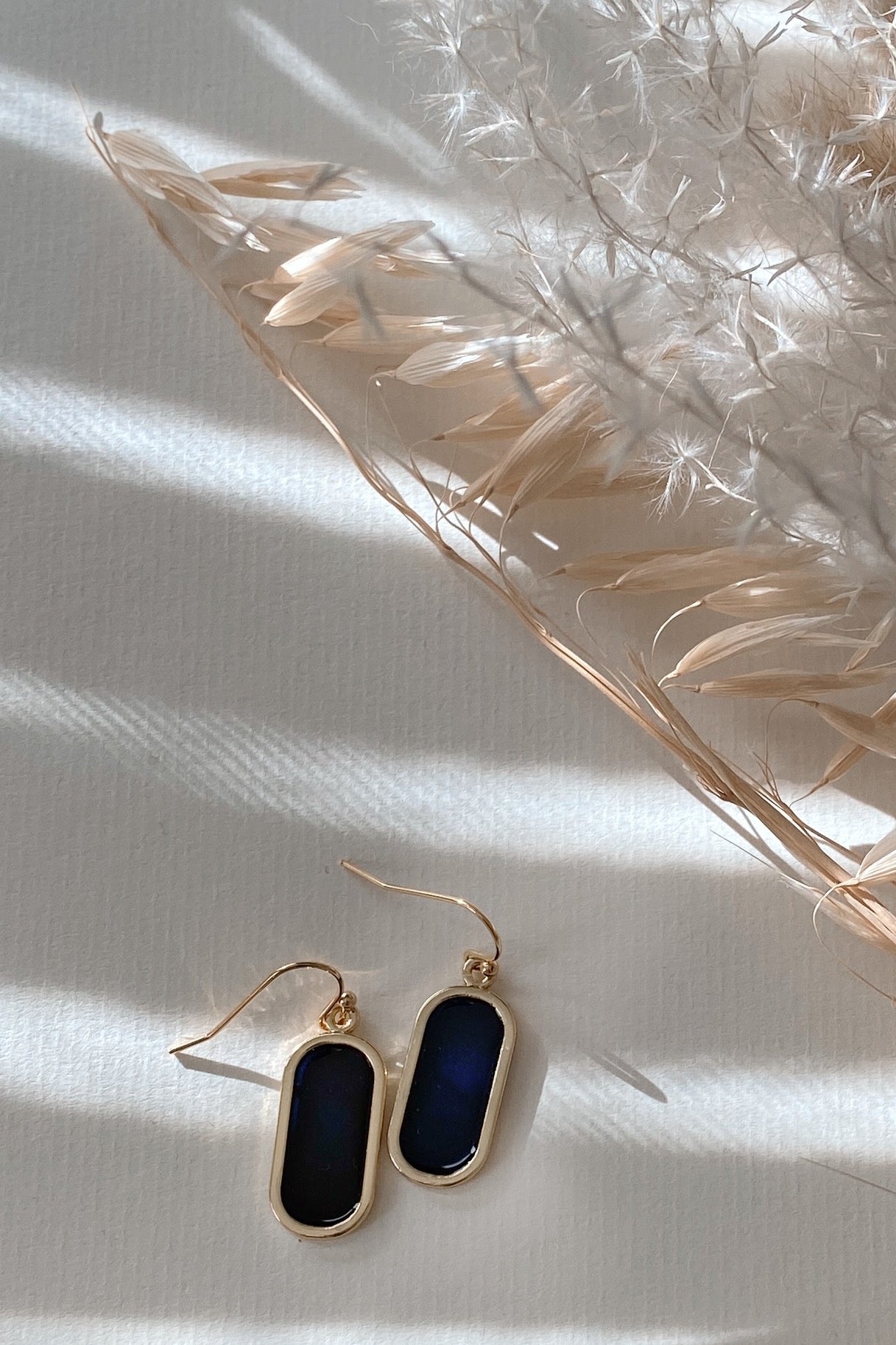 Deep Blue Lightweight Semi-transparent Earring